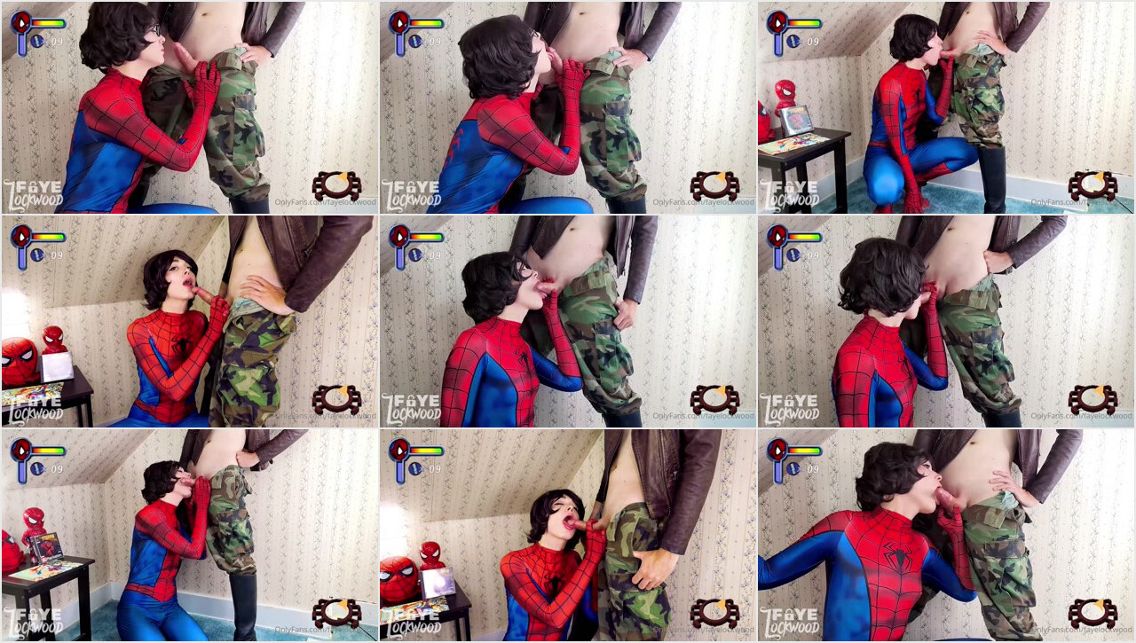 Faye Lockwood: Spider Boy's Sissy Suck